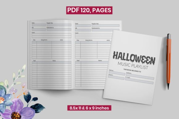 Download Halloween Music Playlist KDP (interior) - Playlist Collection