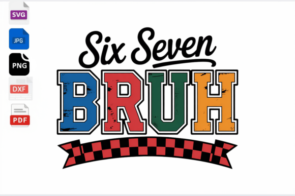 Download Six Seven Bruh Retro Vintage T Shirt - Six seven Collection