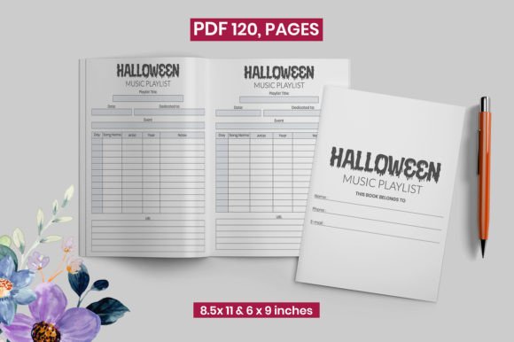 Download Halloween Music Playlist KDP (interior) - Playlist Collection