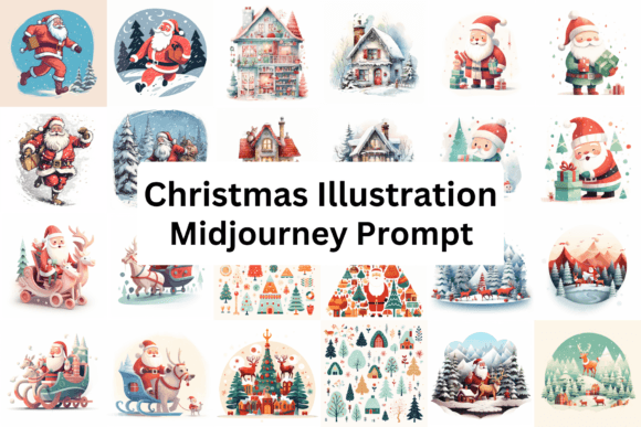 Download Ai Prompt for Christmas Illustration - Premium Bundle