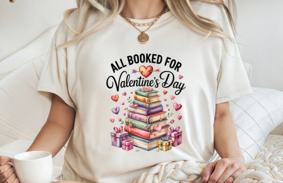 Download All Booked for Valentine's Day Shirt PNG - Premium Bundle