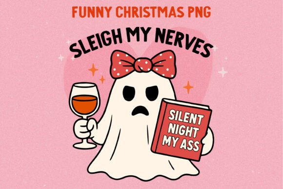 Download Funny Sarcastic Christmas Illustration - Premium Resources
