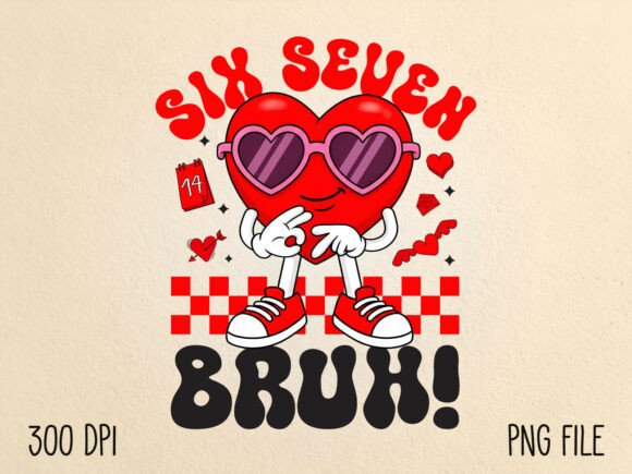 Download Funny Viral Valentine Six Seven Meme PNG - Six seven meme Collection
