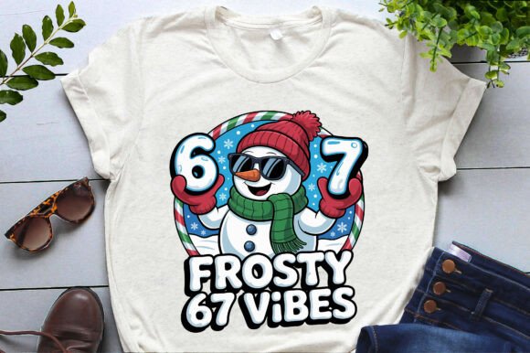 Download Frosty Vibes 67 Six Seven Christmas Png - Six seven Collection