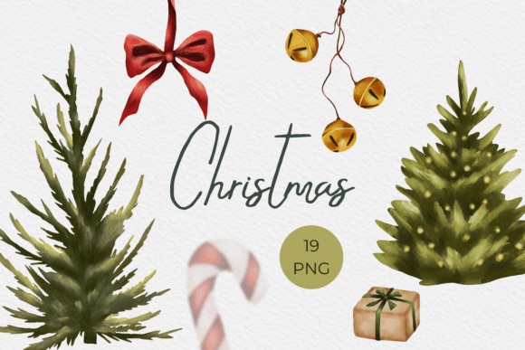 Download Watercolor Cozy Christmas Illustration - Christmas illustration Collection